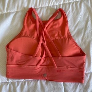 Energy high-neck long-line bra raspberry cream 8